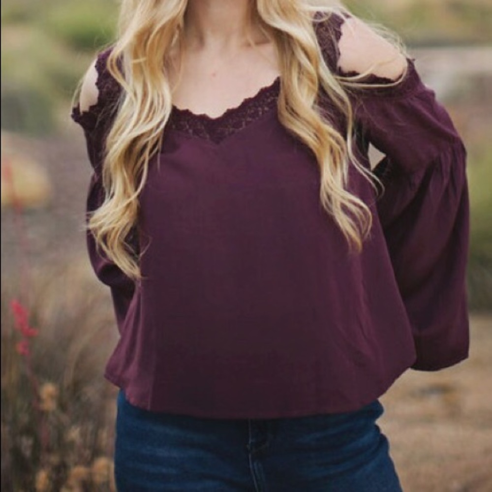 Kendall and Kylie Maroon Top